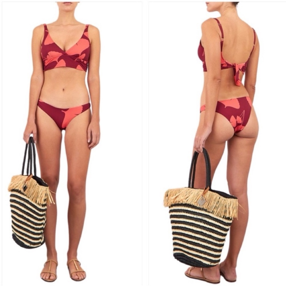 Zingara Chaca Print Bikini Set Size 4/6 NWT Dreamy Habitat Collection Cheeky